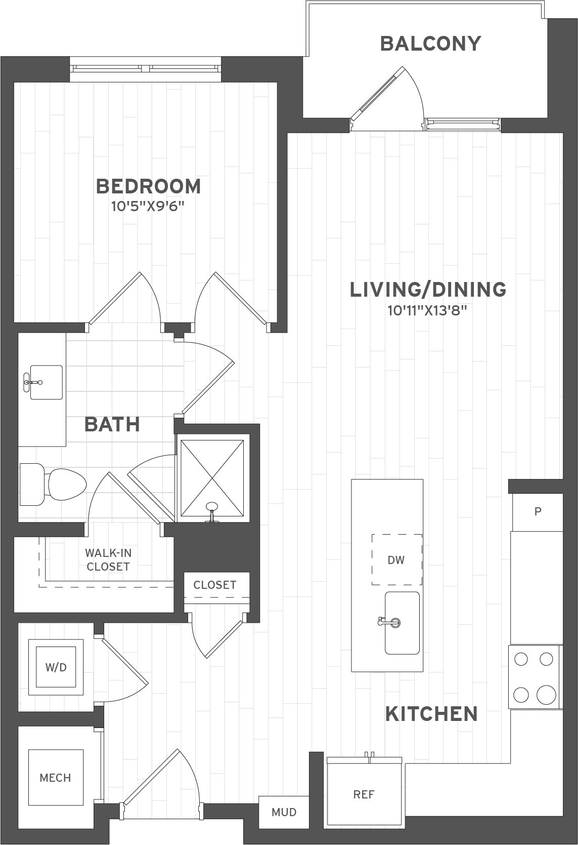 Floor Plan Image of Apartment Apt 01-0189